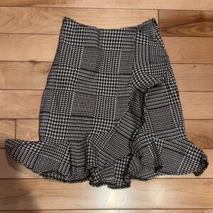 LOVERS AND FRIENDS AFFECTION HOUNDSTOOTH MINI SKIRT